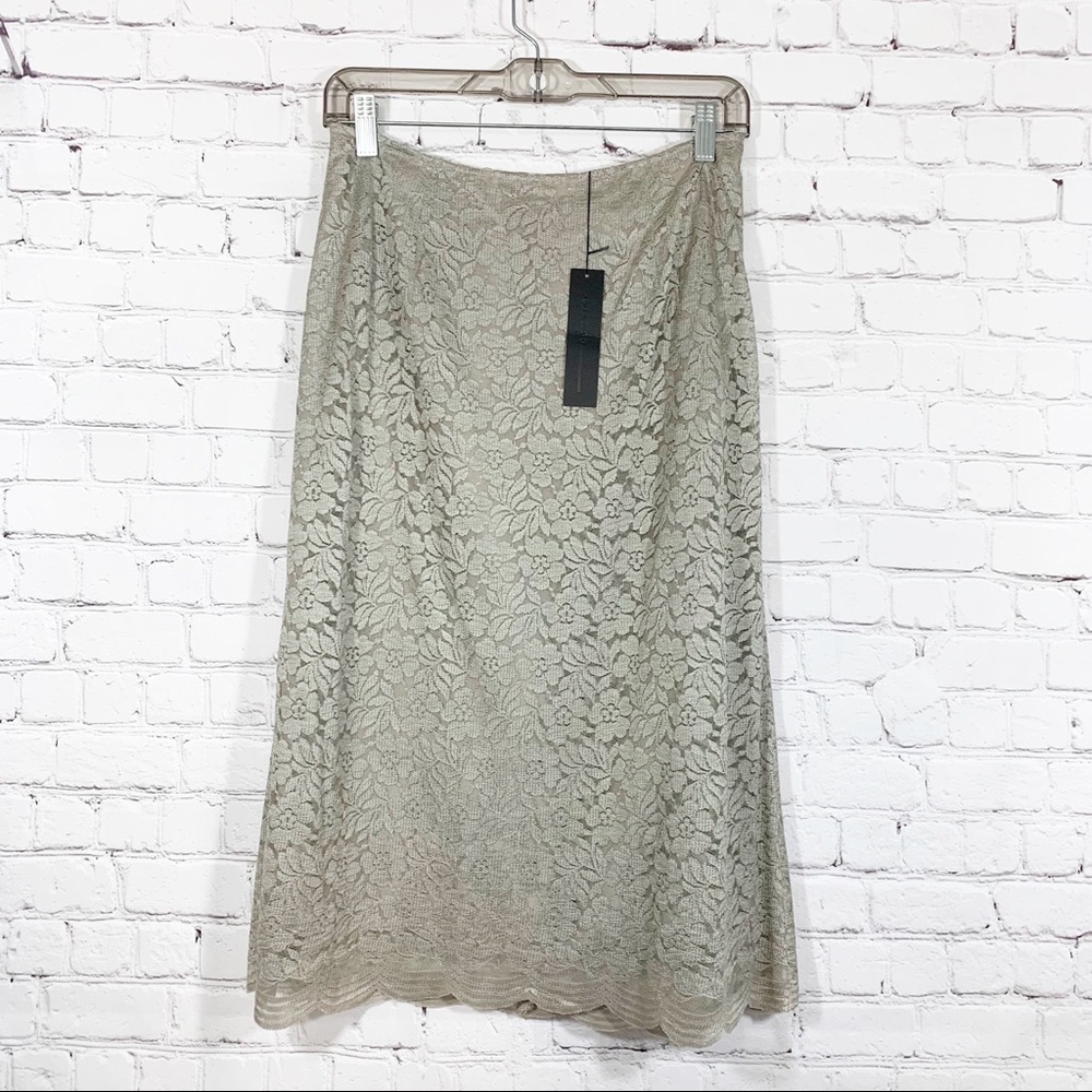 ISDA & Co skirt Porcini lace